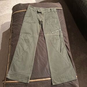 Sanctuary army green low rise wide leg size 29